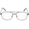 Fujita Optical Reading Glasses for Metal Men, 1.0 Power, Frame, Gunmetal, K-16 +1.00