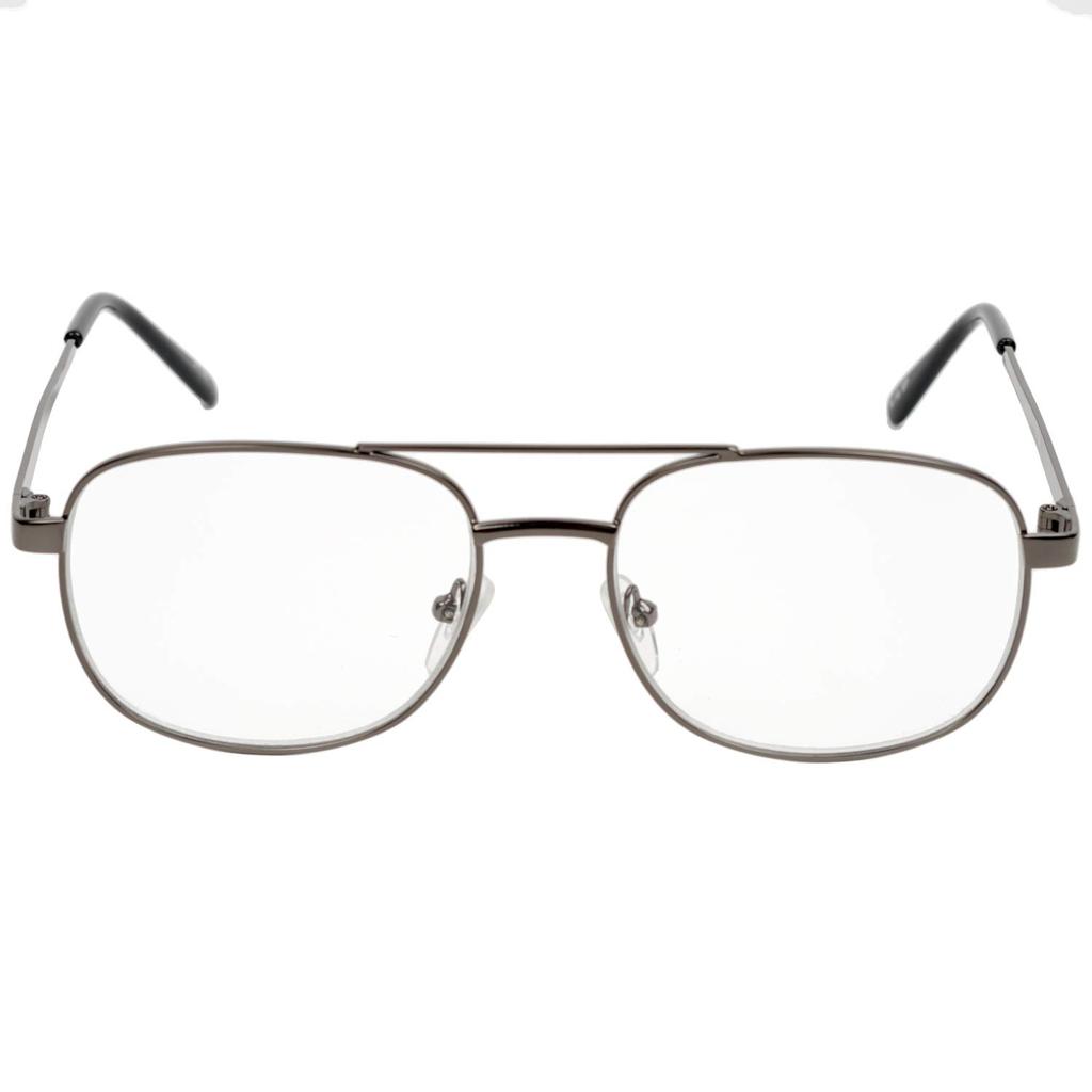 Fujita Optical Reading Glasses for Metal Men, 1.0 Power, Frame, Gunmetal, K-16 +1.00