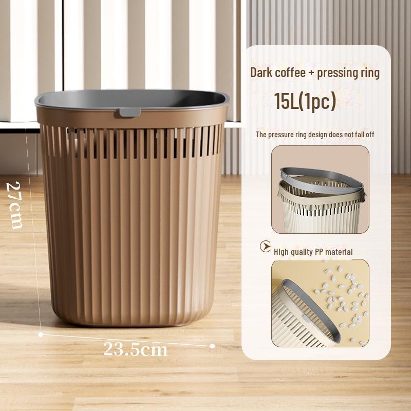 2024 Large Capacity Luxury Wastebasket for Bathroom, Kitchen, Bedroom, and Living Room