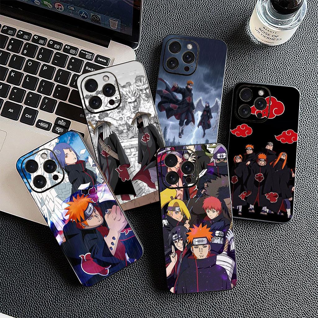 Soft Cover for Apple iPhone 17 Pro XS Max Air 6 7 8 Plus 5 + SE 2022 SE2 16E Casing Phone Case konan Akatsuki Pain Narutos