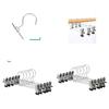Lightweight High Manganese Steel Metal Clip Hangers Ideal For Trousers And Skirts