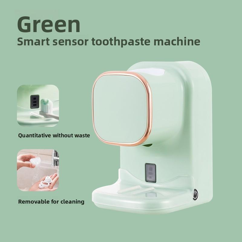 Automatic Toothpaste Dispenser Wall Mount With Infrared Sensor For Bathroom Convenience