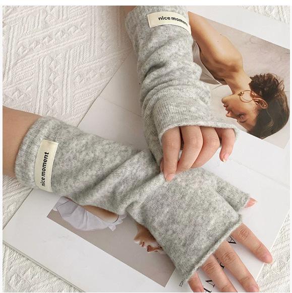 

Зима 2025 Перчатки без пальцев с сенсорным экраном - Тепло для студентов, Вязаные и Утепленные, Скидка для новичков