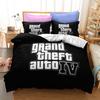 Video Game GTA V Bedding Set 3D Prints Duvet Covers Grand Theft Auto Single Bed Cover Set Bed Linen For Boys Adults Home Decor
