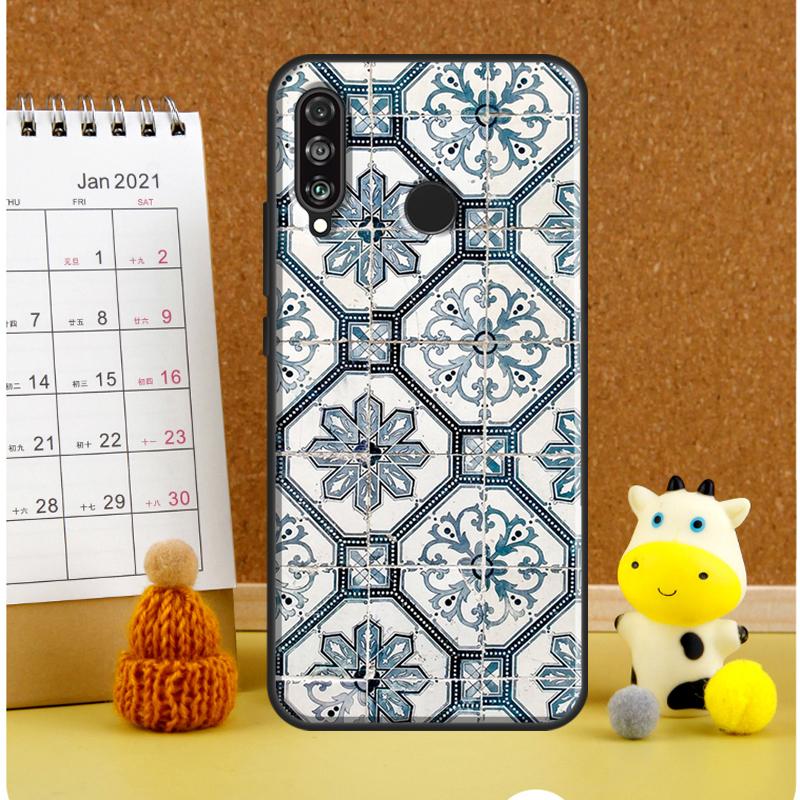 Portuguese Glazed Tiles For Huawei Nova 9 10 SE 3i 7i 8i 11i 12i Y60 Y61 Y70 Y72 Y73 Y90 Y91 P20 P30 P40 Lite Case Nova 9 SE