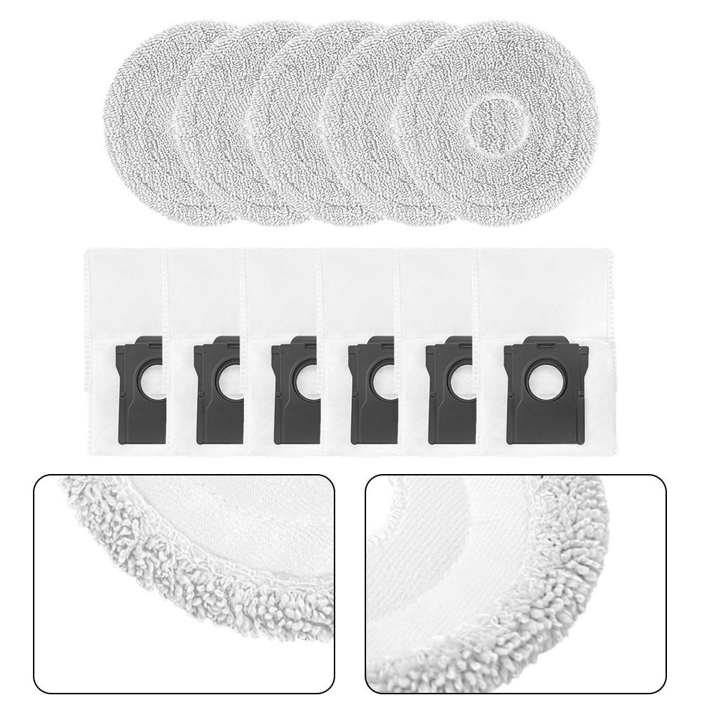 Replacement Mop Pad And Dust Bag Set For Cecotec For Conga For X50 For X-Treme Robotic Vacuum Cleaner Accessories