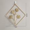 Shangqi Wrought Iron Wall-Mounted Flower Vase Decor