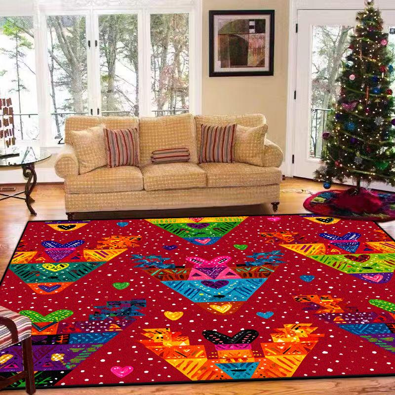 

Christmas Carpet Children s Bedroom Decoration Large Area Rugs Sofa Side Carpets ForSoft Fluffy Cartoon Floor Mat Living Room 60x90cm