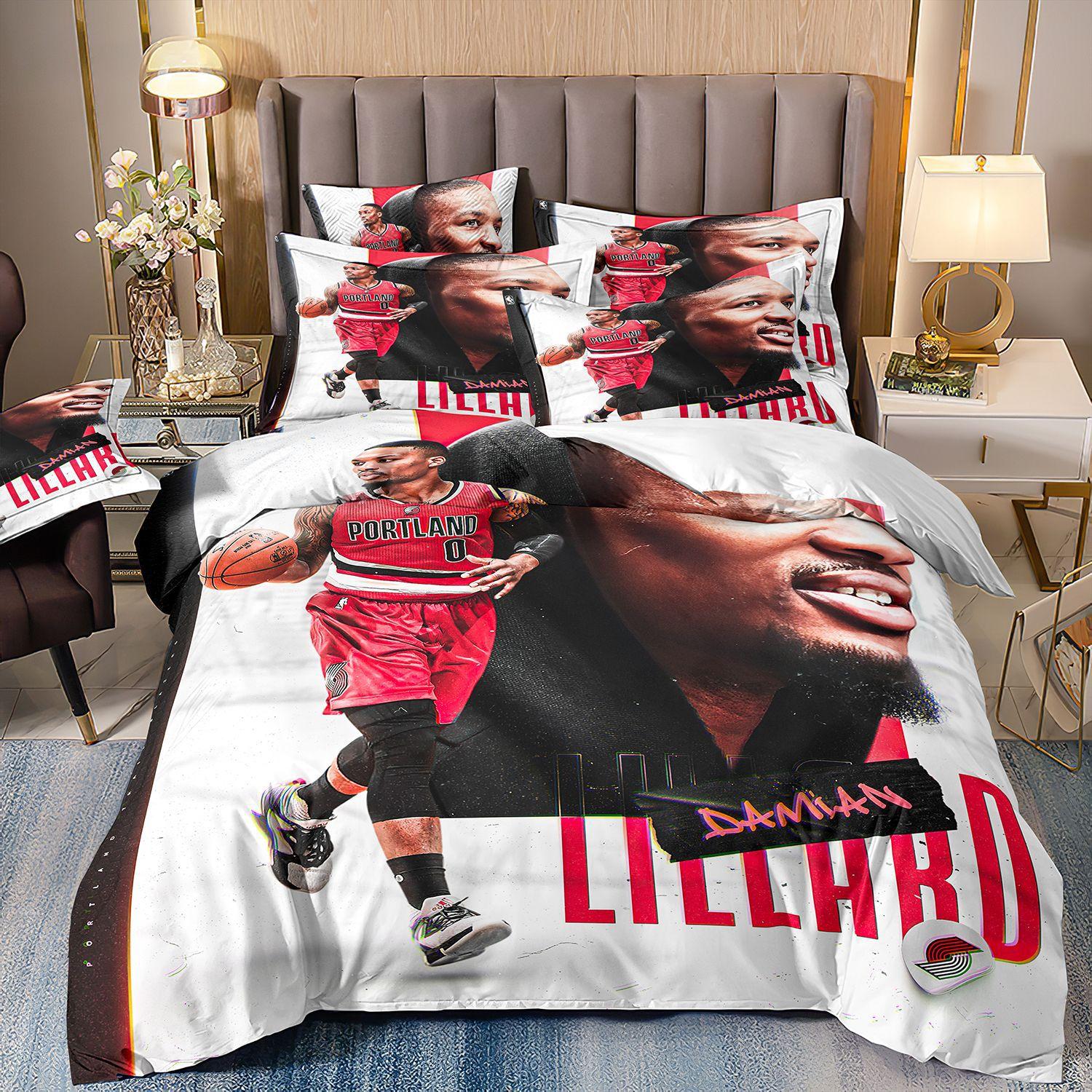 

Basketball 3D Digital Printing Bedding Three-Piece Set cover 70 * 133 and 50 * 75 * 1