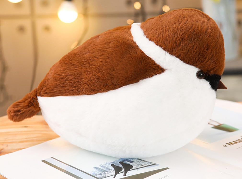 Sparrow Cushion Body Pillow Plush Toy Cute Realistic Large Cute Animal Bird Nap Pillow Event Gift Cute Sparrow
