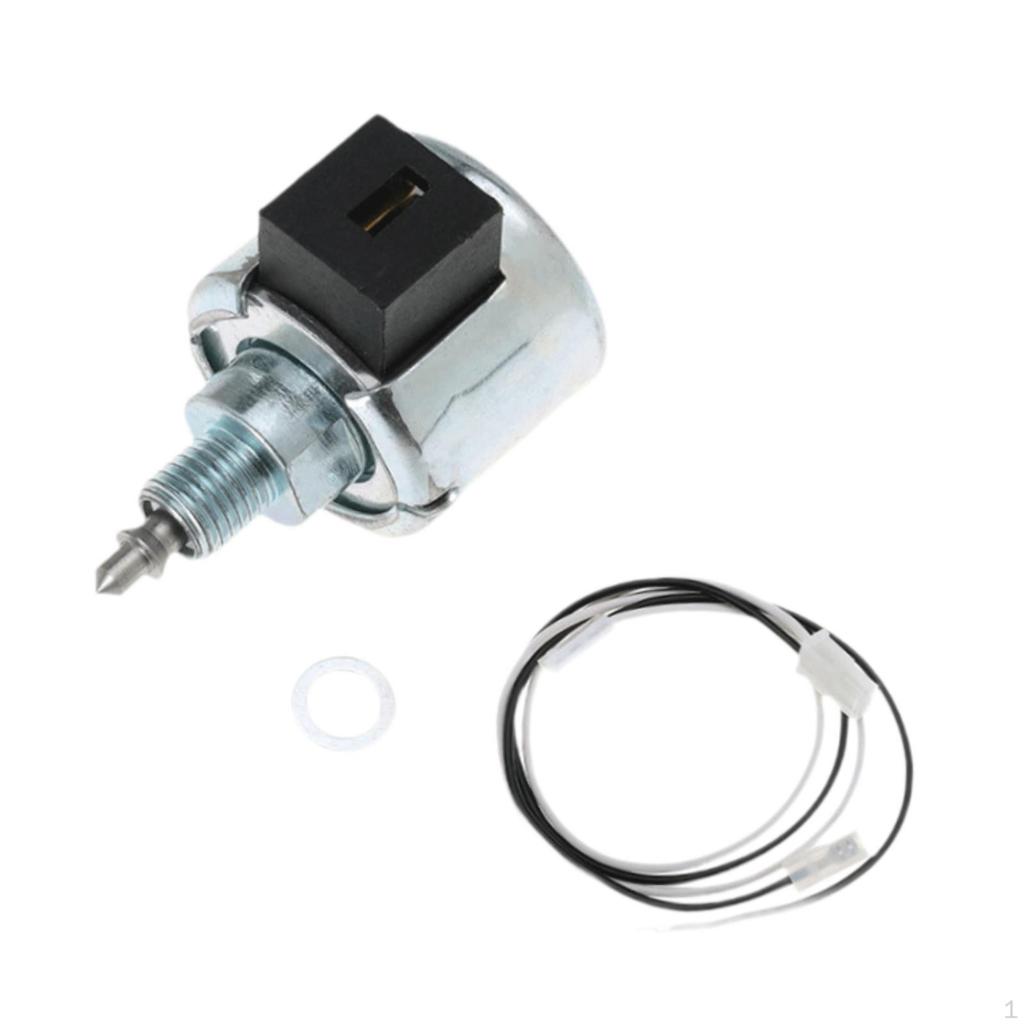 Fuel Shut Off Solenoid with Wiring Harness Quick Installation 846639 Engine