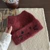 * Children's Fun * Korea's New Kitten Jacquard Wool Hat In Autumn and Winter, Daily Warm Big Head Circumference Knitted Hat