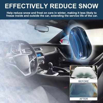 Cordless Car Defroster Fast Windshield Ice Melter And Snow Remover Portable Electric Demister for Winter