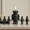 1Pcs Soldier Candle Plaster Cement King Figurine Wax Product Casting Tool For Diy 3D Nutcracker Ornament Silicone Mold