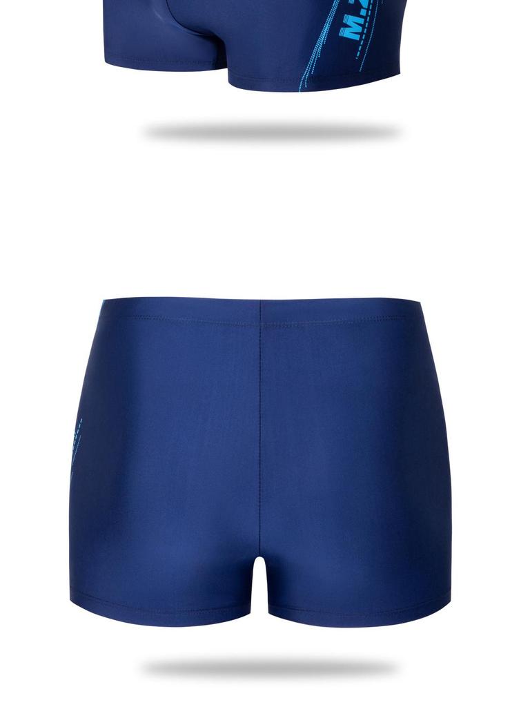 Men's Quick-Dry Swim Trunks & Cap with Custom Print - Comfortable, Lightweight, Breathable Boxer Brief Style