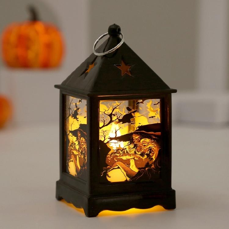 Home Horror Props Kids Toy Halloween Pumpkin LanternsLED GhostLantern LampsLight