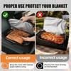Oxford Cloth Meat Resting Bag Washable Leak-Proof BBQ Blanket Heat Retention 270° Top Opening Insulated Meat Bag