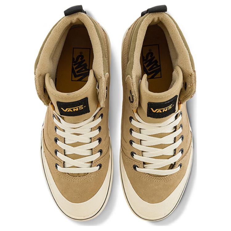 Vans Ashwood Hi Comfortable Versatile Low-Top High-Top Skate Shoes Men Sneakers Khaki VN000CXVOVI