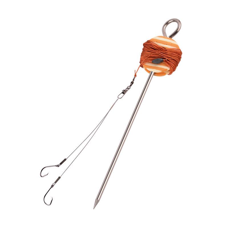 Unbeaufsichtigtes gerades Haken-Angelgerät für Wels und Aal