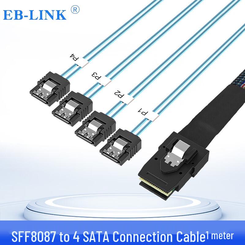 EB-LINK MiniSAS Server/NAS Data Cable 1 meter