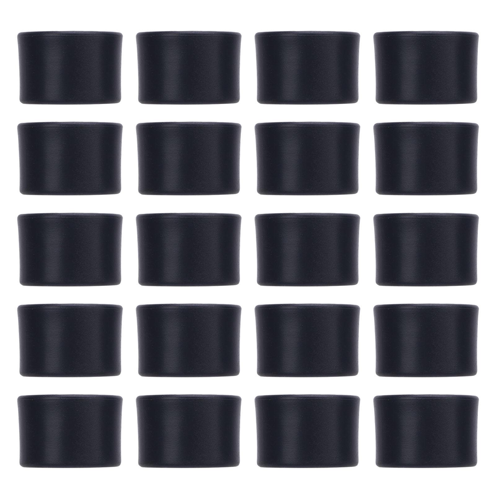 

20 шт. круглых колпачков для ножек стульев, пластиковых противоскользящих, устойчивых к царапинам, чехлов для ножек стульев и столов