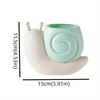 1Pc Snail-Shaped Pen Holder ABS Multi-Functional Desk Organizer Pencil Storage Desktop Stationery Container Makeup Brush Holder