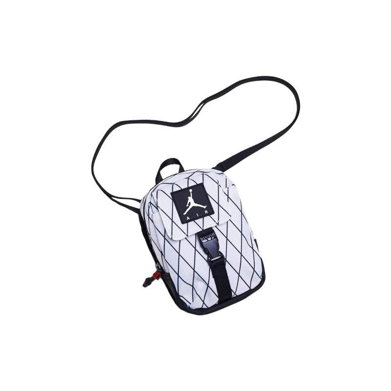 Jordan Polyester Sling Bag Fanny Pack Handbag Shoulder Bag Crossbody Bag Small Size Unisex White/Black Jordan 9A0438-001