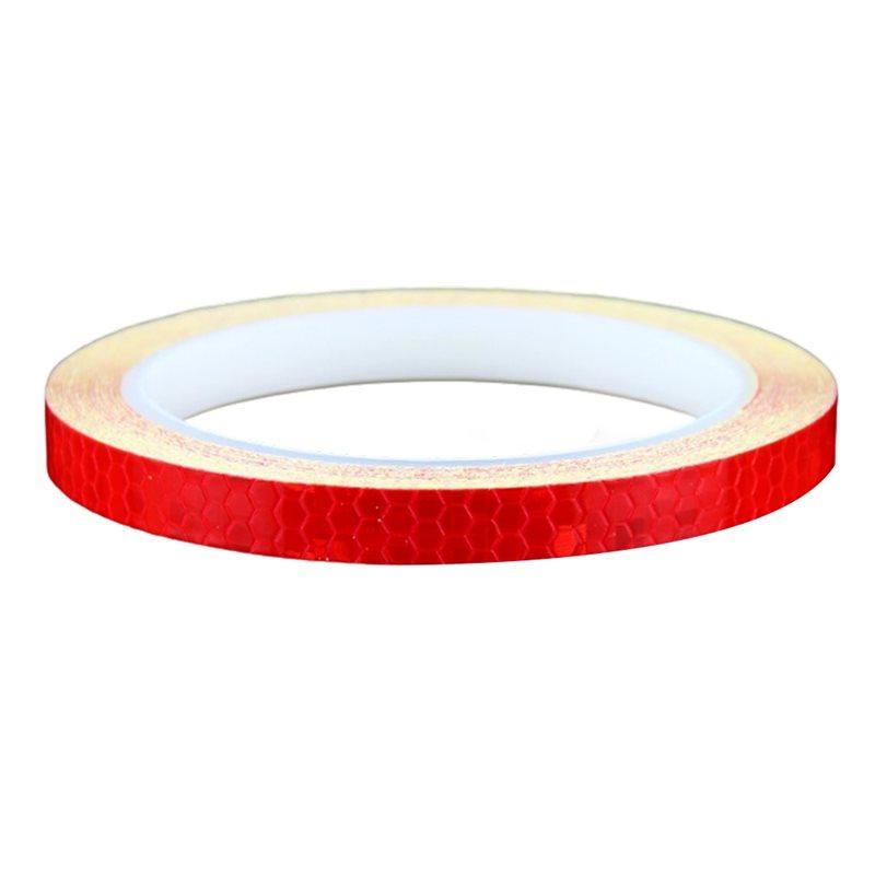 

Warning Tape Reflective Car Stickers 8M Reflectors Night Safety Sticker For Bicycle Motorcycle красный