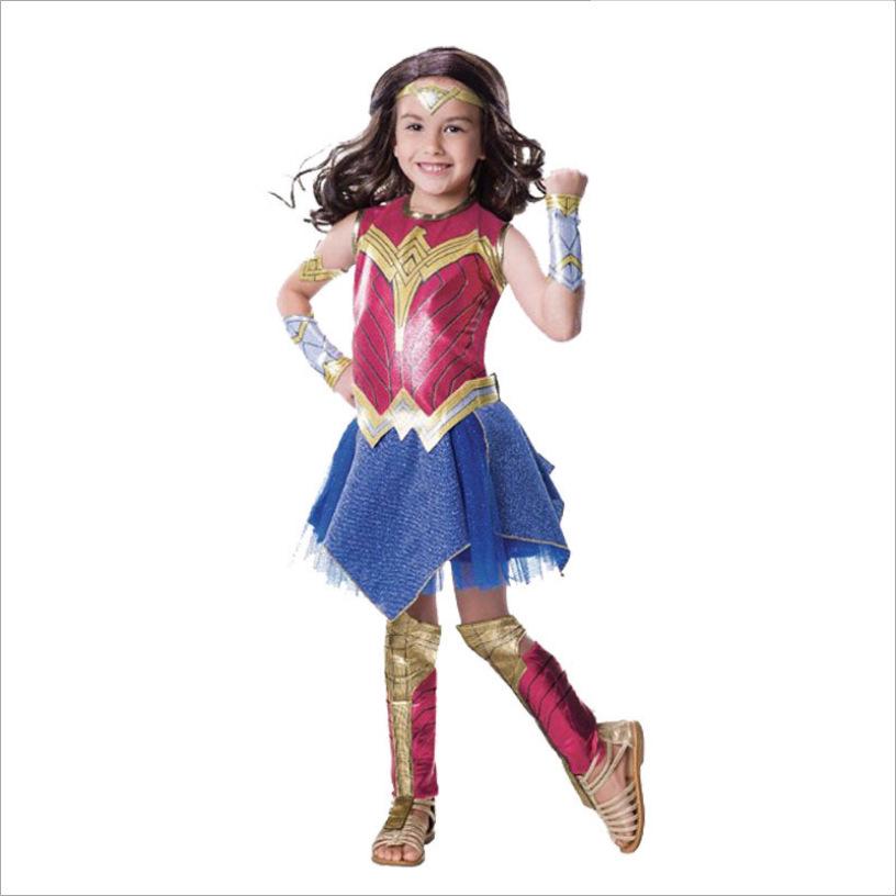 Wonder Woman Kids Halloween Cosplay Costume