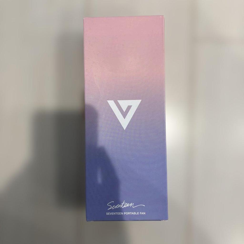 [USED] Anonymous shipping SEVENTEEN handheld fan (electric fan)