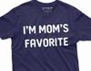 I'M Mom's Favorite Shirt and Kids Tshirt Gift From Mom Mother Shirt and Kids Tshirt For Son Daughter Funny Family Shirt and Kids Tshirts For Him Her