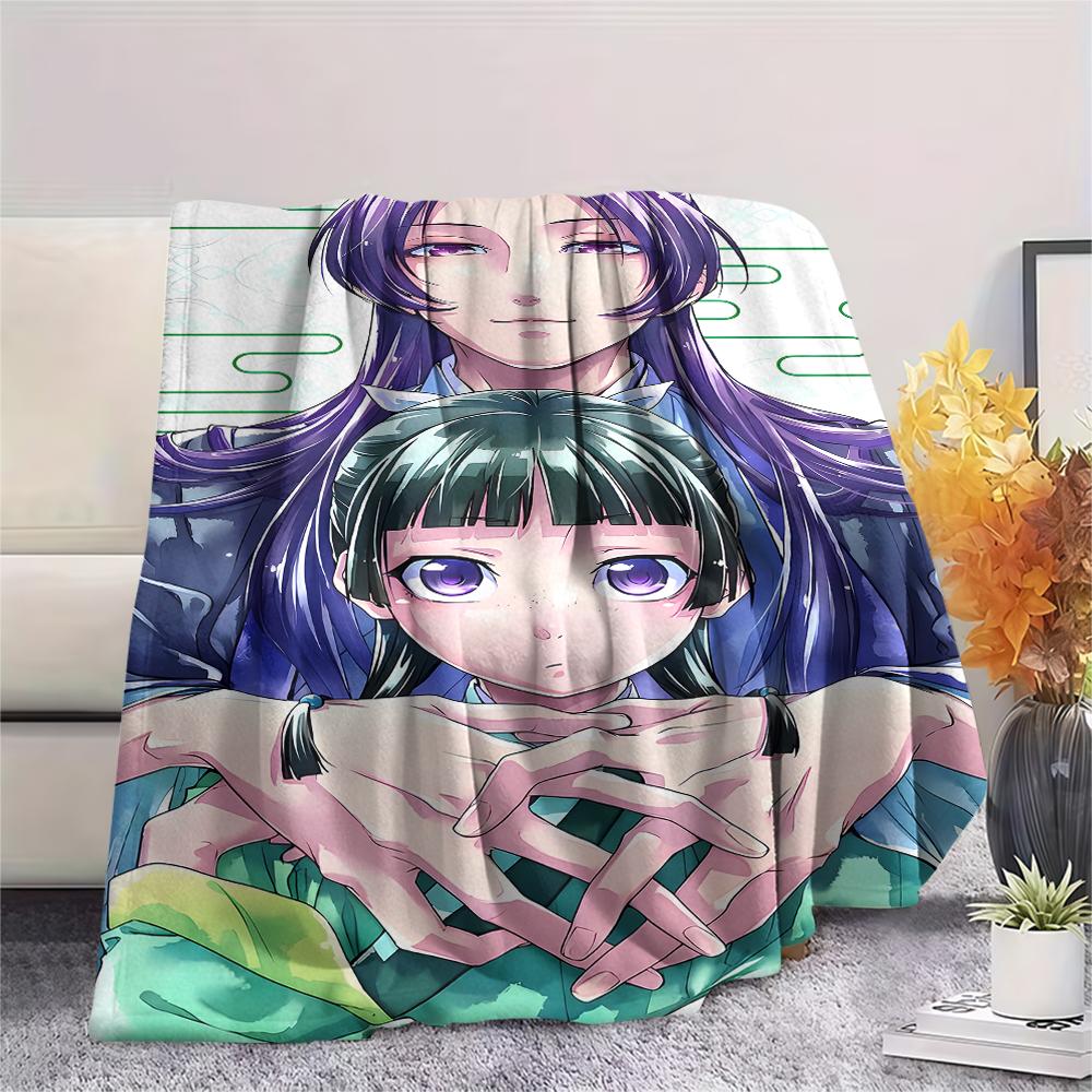 Jinshi and Maomao Print Flannel Blanket,High quality Comfortable for All Seasons,Home Decor,Warmth and Comfort,Perfect for Christmas Gifts