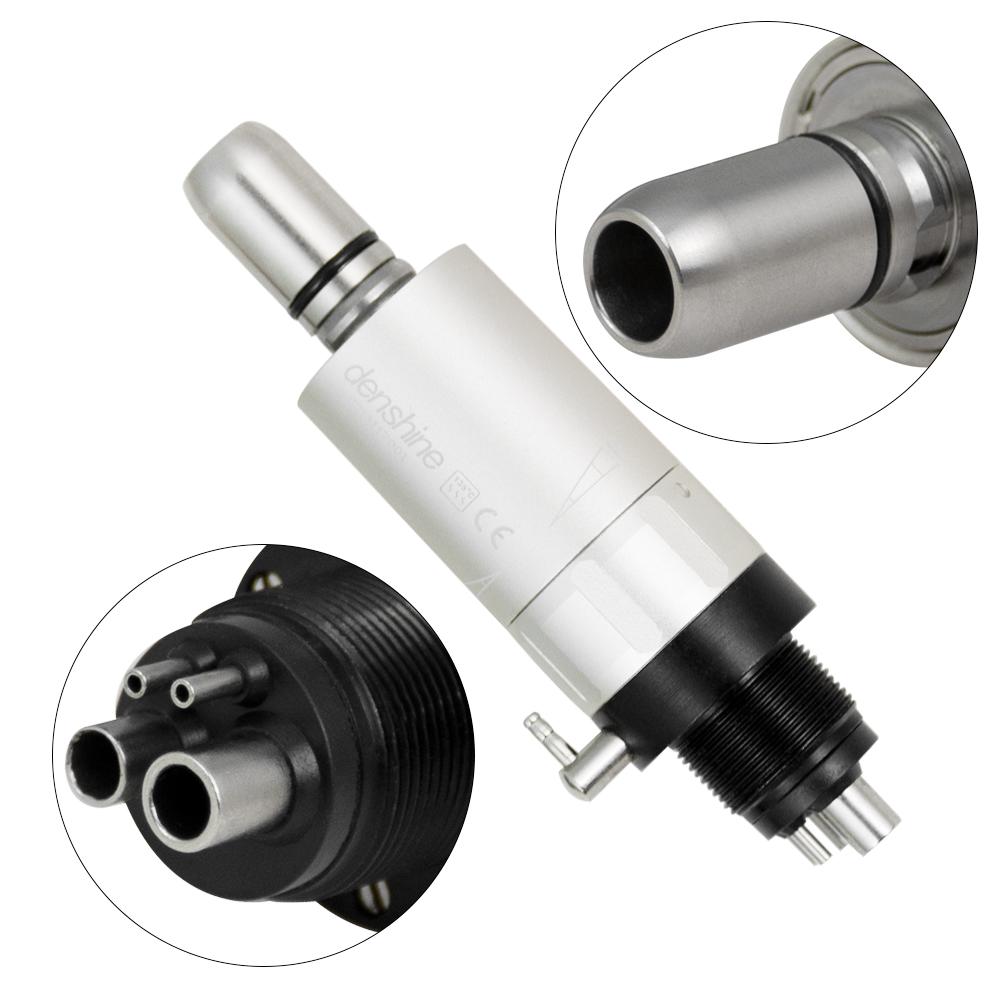 

Стоматологический медленный низкоскоростной пневматический двигатель с 4 отверстиями серебряный