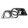 2pcs Front Bumper Foglight Cover Dual Holes Car Accessory Fit for E46 M3 2001‑2006