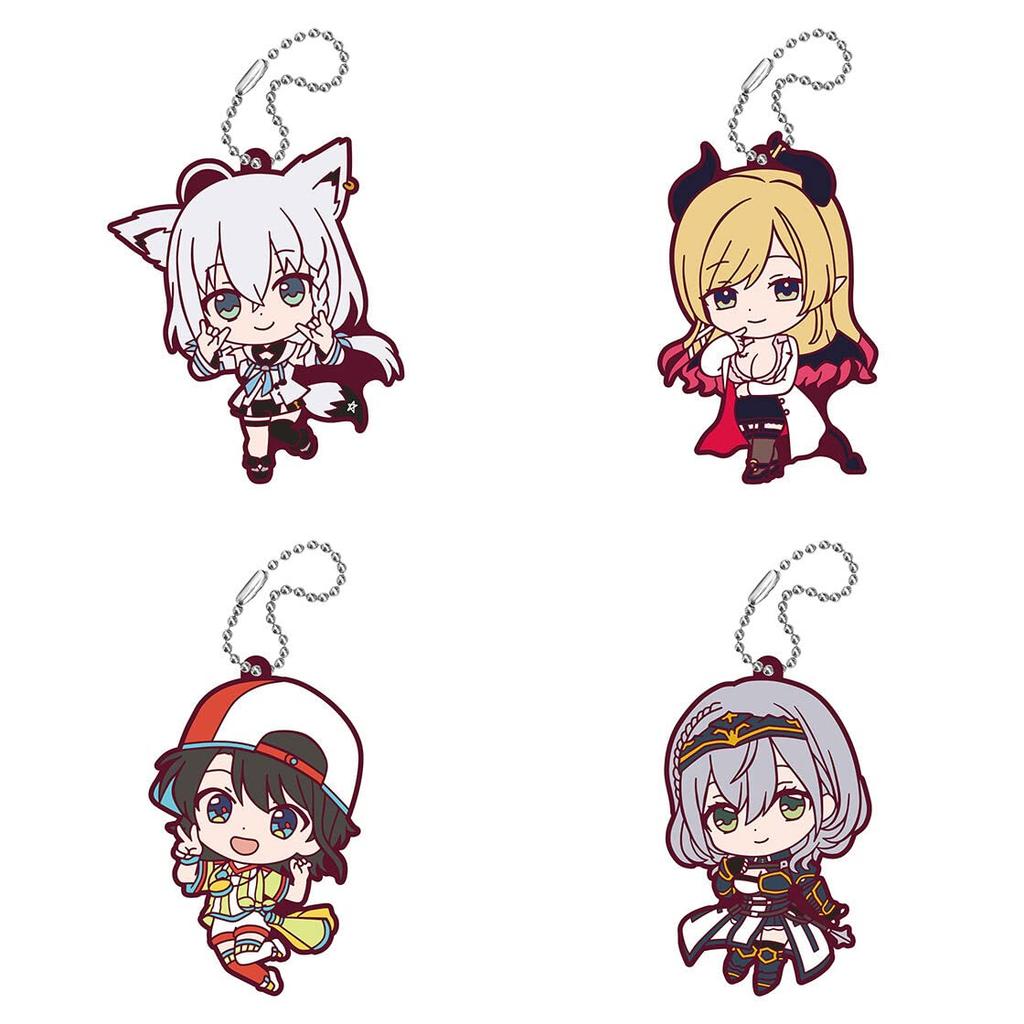 Hololive Capsule Rubber Mascot Collection Set of Vol.4 [Complete 8]