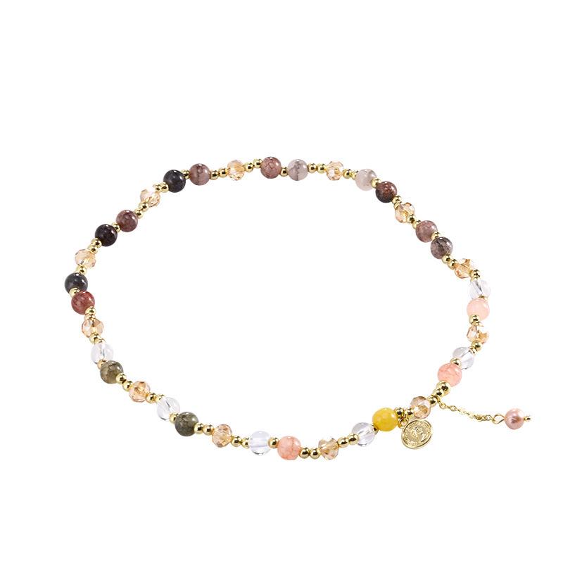 Retro baroque pearl portrait round card double layer bracelet accessible luxuryniche stylefashion accessible luxury bracelet new chinoiserie bracelet
