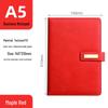 A5 Custom Logo Business Notebook | Soft Leather, Thickened, Buckle Diary with Gift Box