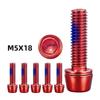 6pcs Multifunctional Bike Disc Brake Pad Bolts Fixing Screws Cycling Accessory for Cycling Maintenance