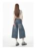 2025 Trendy Women’s Retro Wide-Leg Cropped Pants