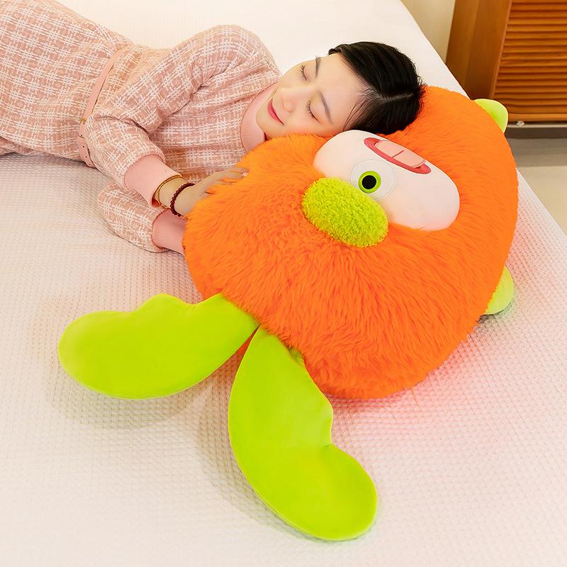 Soft and Cute Monster Carrot Plush Toys Children's Sleeping Pillow Office Cushion Girl Birthday Gift
