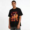 Halloween Themed SAJA BOYS Anime Print Casual Top Unisex Retro Cool Vibe T-Shirt Pure Cotton T-shirt