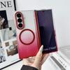 For Samsung Galaxy Z Fold 5 6 7 8 Fold8 WIDE for Magsafe Phone Case Clear Hinge Shockproof Magnetic Wireless Charging Cover