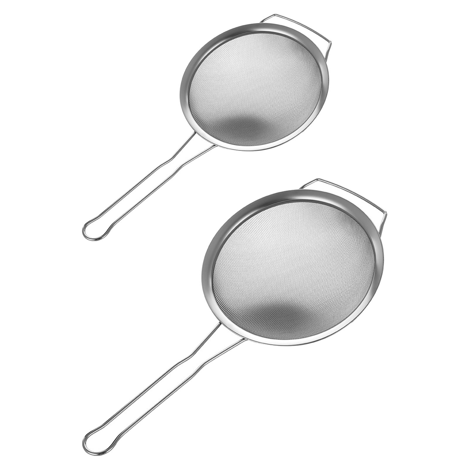 

Fine Mesh Strainer Hot Pot Skimmer Skimming Kitchen Gadgets Sifter Colander for Foam Grains Loose Tea Leave Egg Liquid Noodle 53cmx25.5cm