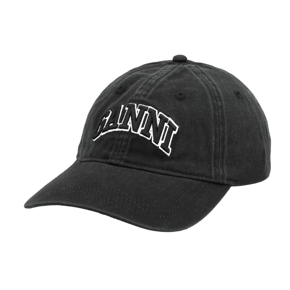 Ganni Logo Embroidery Baseball Cap A6900 099 A6900 099