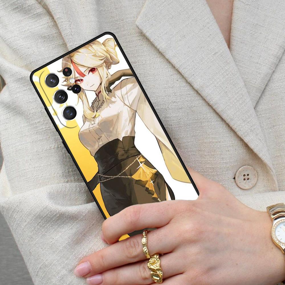 Ningguang Genshin Impact Cell Phone Case for Samsung Galaxy S26 Ultra S25 S24 S23 S22 S21 S20 Note10 Cover