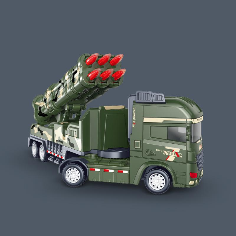 Toy Plasticitary Rockets Car With Inertial Motion For Parent Child Interaction