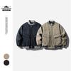 ButterTiger Men's Retro Japanese Cotton Jacket - Loose Winter Workwear with Large Pockets (Model MY025)
