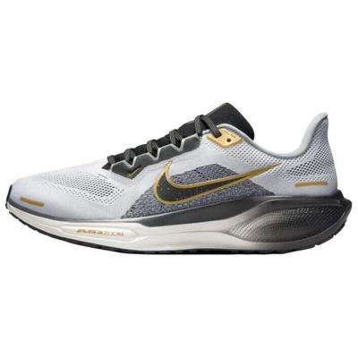 Air Zoom Pegasus 41 Premium Herren Weiß Schwarz Metallic Gold Hellsilber HQ2938-100