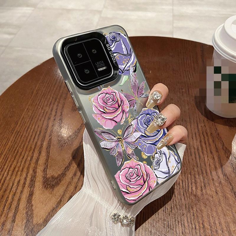 

Чохол Flowers для iPhone 16 Samsung A55 A35 A34 S24 FE Xiaomi Redmi Note 13 Pro 14C A3 Huawei Honor 200 Протиударний бампер для телефону Повне покриття проти подряпин Honor X7b
