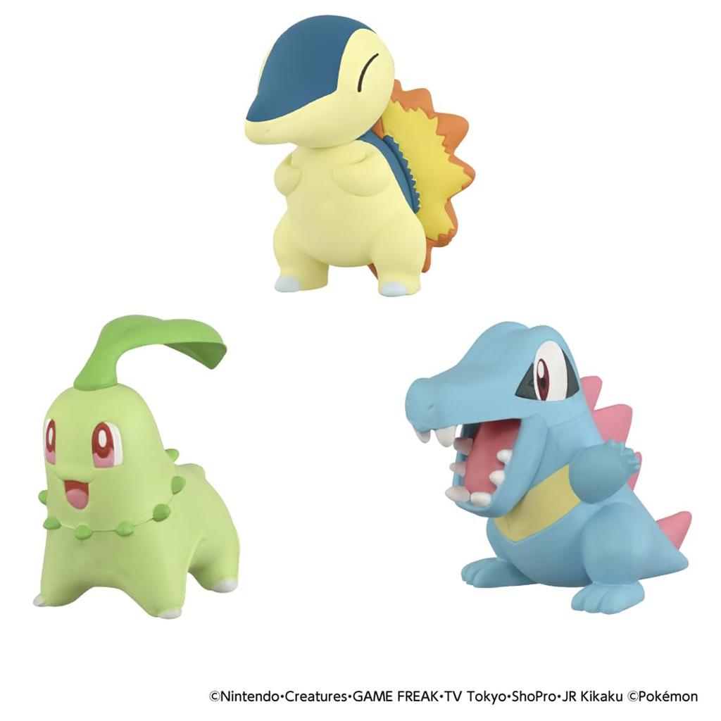 TAKARA TOMY Pokemon 30. Jubiläum Moncolle Johto Region Set mit 3